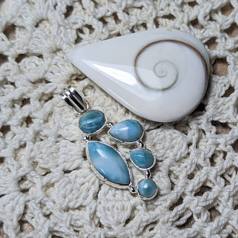 Larimar Pendant~JSSLMS11