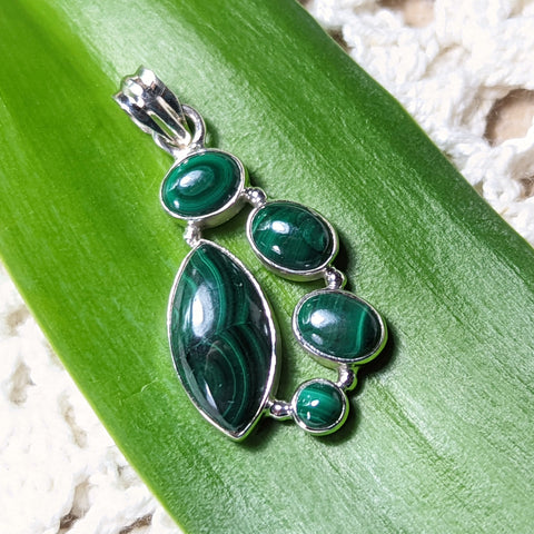 Malachite Pendant~JSSMAL08