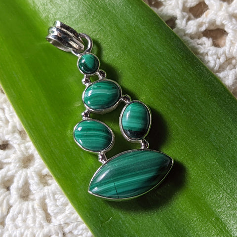 Malachite Pendant~JSSMAL09