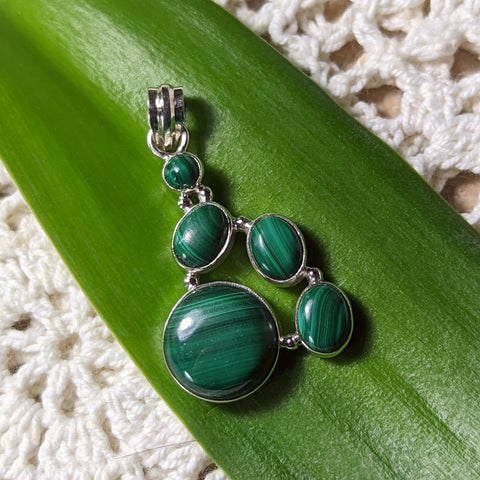 Malachite Pendant~JSSMAL10