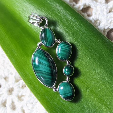 Malachite Pendant~JSSMAL15