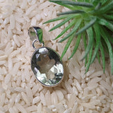 Prasiolite (Green Amethyst) Faceted Pendant~JSSPRASP