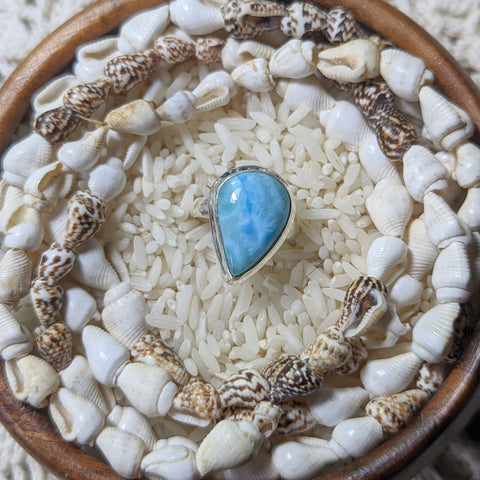 Larimar Ring~ Size 7 ~JSSLRR13