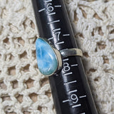 Larimar Ring~ Size 7 1/2 ~JSSLRR15