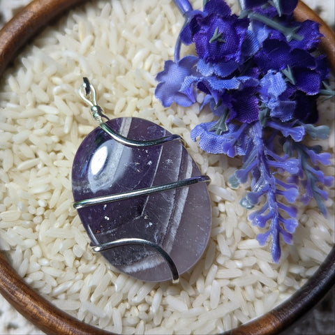 Amethyst Pendant~JSPWRA02