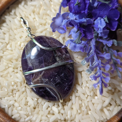 Amethyst Pendant~JSPWRA06