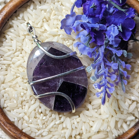 Amethyst Pendant~JSPWRA09