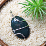 Bloodstone Pendant~JSPBLDS2