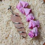 Rose Quartz Point Pendant~JSPRQPP1