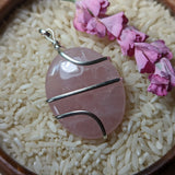 Rose Quartz Pendant~JSPRQP02