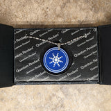 Scalar Zero Point Energy Blue Star Necklace~SCALAR09