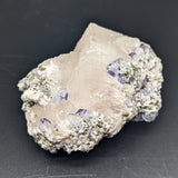 Blue Fluorite, Calcite & Pyrite~CRBFLCPP