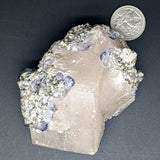 Blue Fluorite, Calcite & Pyrite~CRBFLCPP