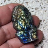 Labradorite Ganesha Carving~CRLGANE1