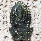 Labradorite Ganesha Carving~CRLGANE2