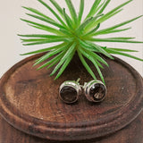 Smoky Quartz Post Earrings~JSSSQPTE