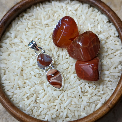 Carnelian Pendant~JSSCARN1