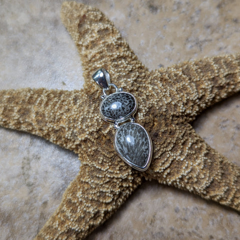 Stingray Coral Pendant~JSSSCPT2