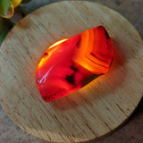 Carnelian Palm Stone~CRCARN09