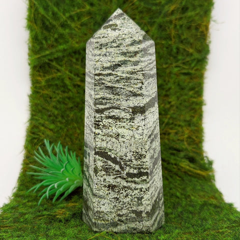 Chrysotile in Serpentine Pillar~Large~CRLCSRP1