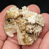 Bird Carving Quartz on Matrix~CRQBRD02