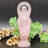 Rose Quartz Spiral Goddess~CRRQSG01