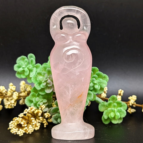 Rose Quartz Spiral Goddess~CRRQSG03