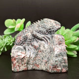 Unakite Lizard Carving~ CRULCAR1