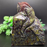 Dragon Stone Lizard Carving~CRDSLCV2