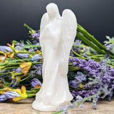 White Jade Angel Carving~CRWJANGM