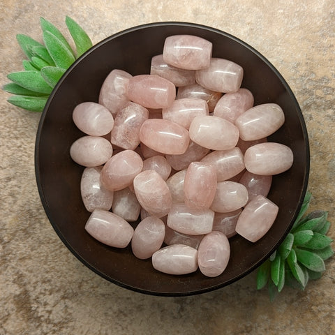 Rose Quartz Barrel~Small~CRRQBRLS