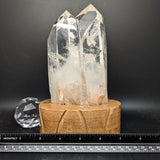 Polished Triplet Quartz Crystal in Wood Stand~CRQCWS32