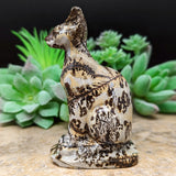 Dendritic Jasper Egyptian Cat~CRDJEC10