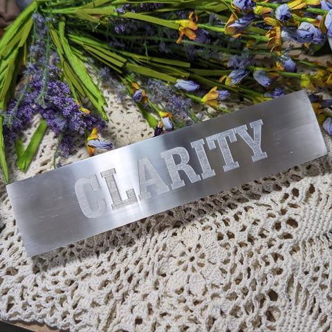 Selenite "Clarity" Intention Bar~CRSIBCLA