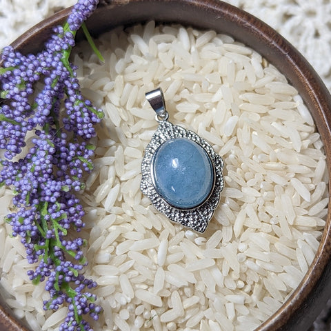 Aquamarine Pendant~JWBAQUP3