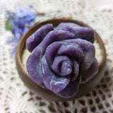 Lepidolite Rose Carving~CRLROSEC