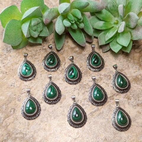 Malachite Pendant~JPMALACH