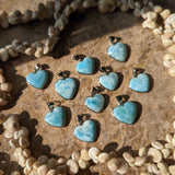 Larimar Heart Pendant~JPLARHRT