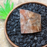 Black Hematitic Sunstone Faceted Gem~CRBHSG01