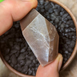 Black Hematitic Sunstone Faceted Gem~CRBHSG05