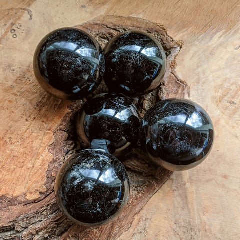 Black Tourmaline Sphere- CRBTSPHER